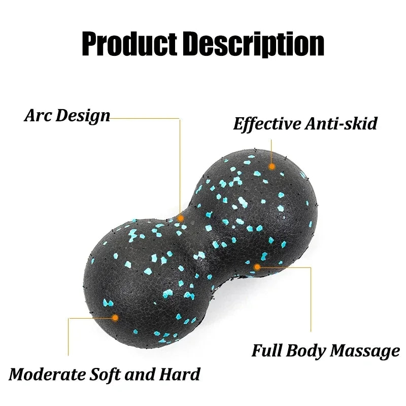 Peanut Massage Ball | Instant Neck & Back Pain Relief | EPP Foam High-Density