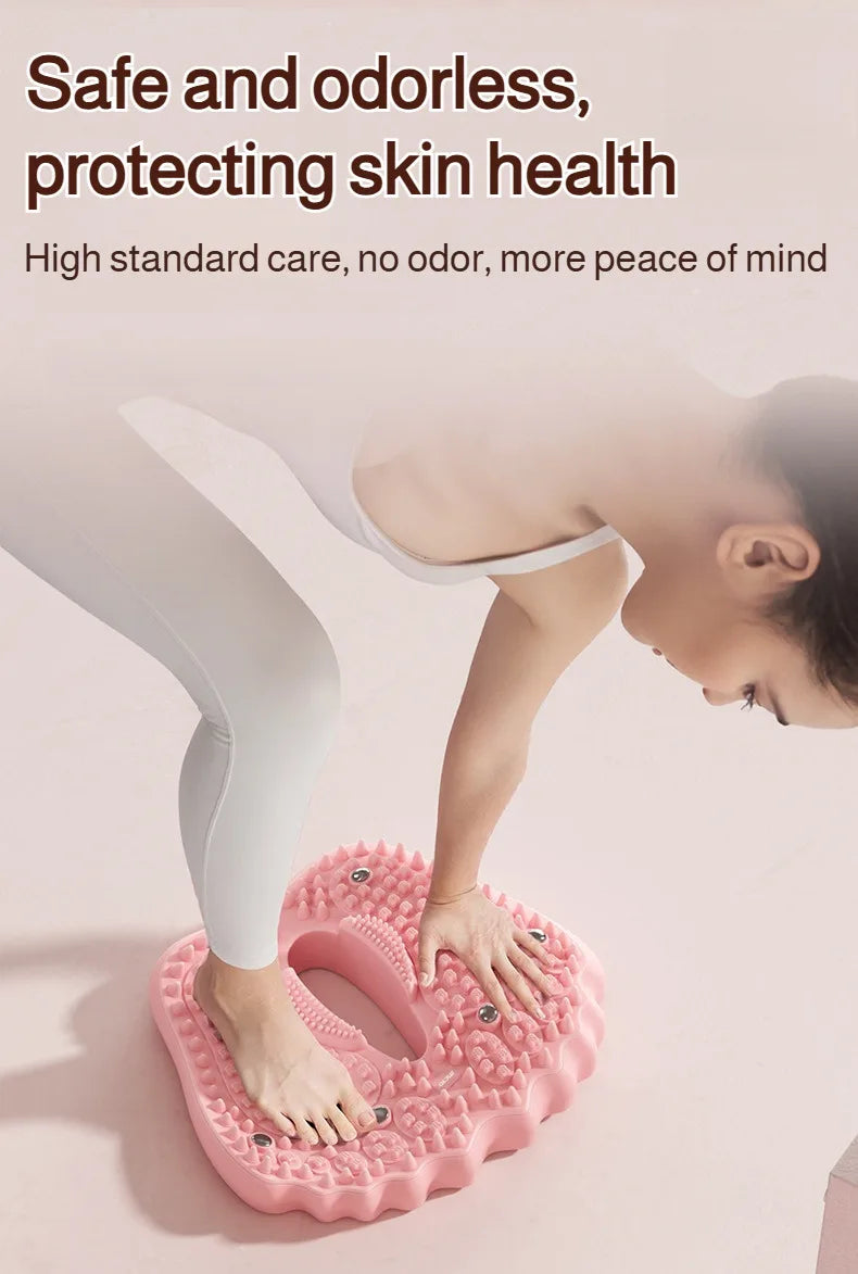Magnetic Acupressure Foot Stepper: Inflatable Yoga Massage Mat for Pain Relief