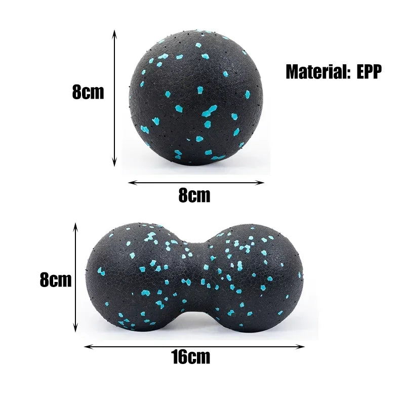 Peanut Massage Ball | Instant Neck & Back Pain Relief | EPP Foam High-Density