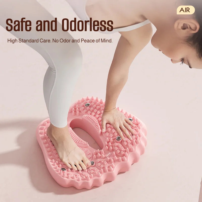 Magnetic Acupressure Foot Stepper: Inflatable Yoga Massage Mat for Pain Relief