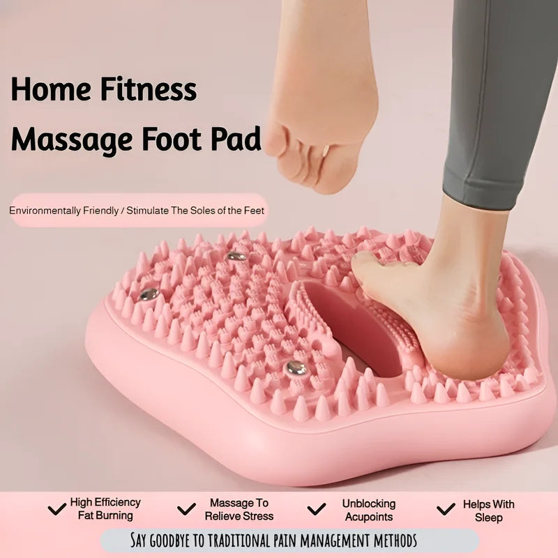 Magnetic Acupressure Foot Stepper: Inflatable Yoga Massage Mat for Pain Relief