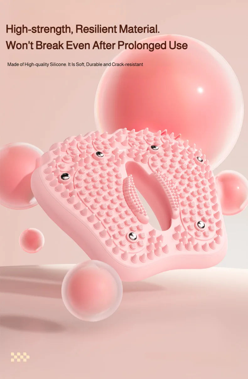 Magnetic Acupressure Foot Stepper: Inflatable Yoga Massage Mat for Pain Relief