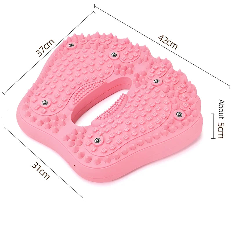 Magnetic Acupressure Foot Stepper: Inflatable Yoga Massage Mat for Pain Relief