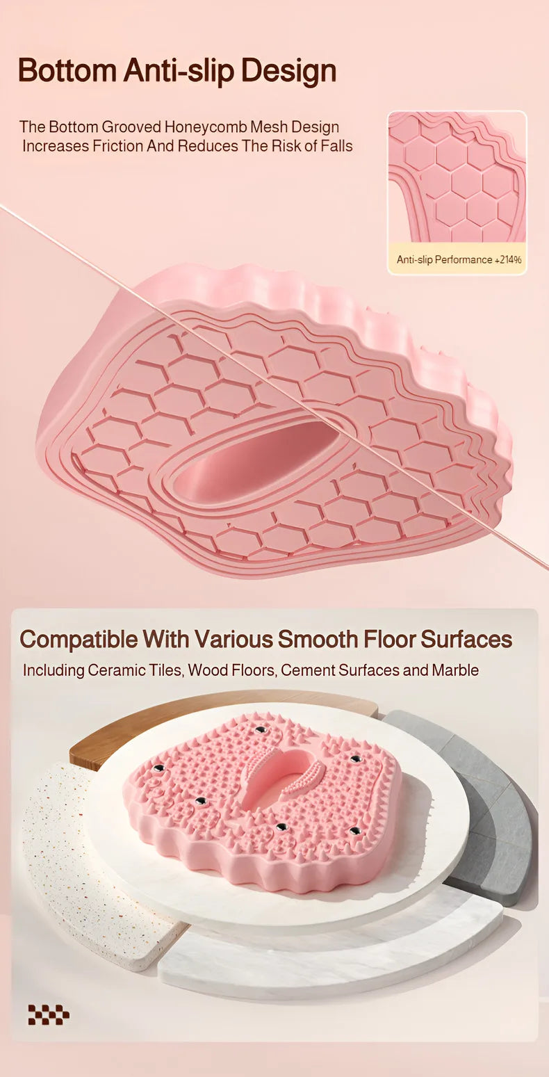 Magnetic Acupressure Foot Stepper: Inflatable Yoga Massage Mat for Pain Relief