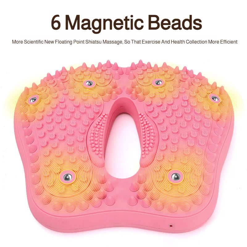 Magnetic Acupressure Foot Stepper: Inflatable Yoga Massage Mat for Pain Relief