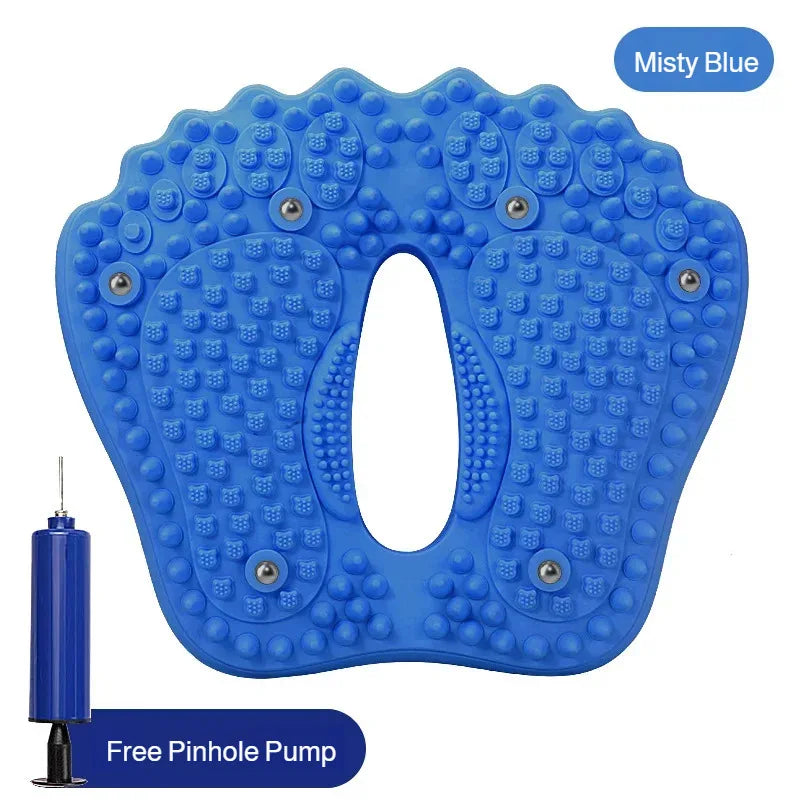Magnetic Acupressure Foot Stepper: Inflatable Yoga Massage Mat for Pain Relief